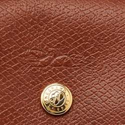 Longchamp Pink/Brown Nylon And Leather Le Pilage Tote