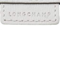 Longchamp Beige Leather Roseau Tote