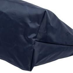 Pre Owned Longchamp Navy Blue Nylon Le Pliage Tote