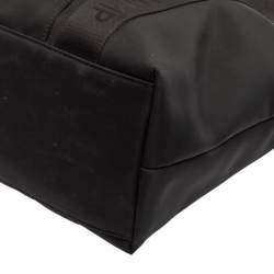 Longchamp Black Nylon Front Pocket Tote