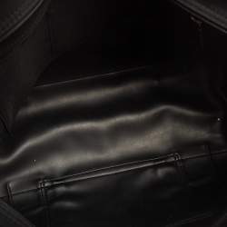 Longchamp Black Nylon Front Pocket Tote