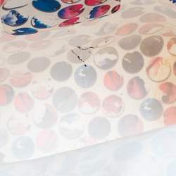 Pre Owned Longchamp Multicolor Nylon And Leather Le Pliage Neo Fantaisie Tote