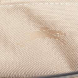 Pre Owned Longchamp Beige Leather Mailbox Tote