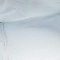 Pre Owned Longchamp Blue/Brown Nylon and Leather Le Pliage Tote