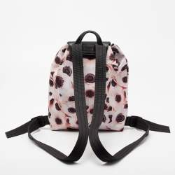 Longchamp Multicolor Floral Print Nylon and Leather Le Pliage Drawstring Backpack