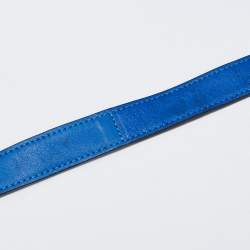 Pre Owned Longchamp Blue Leather Massai Tote