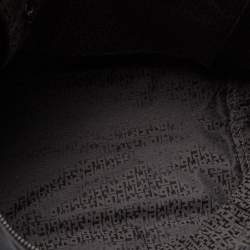 Pre Owned Longchamp Black Leather Le Pliage Tote