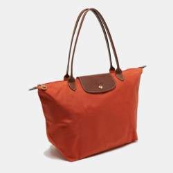 Longchamp Nylon and Leather Le Pliage Tote