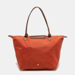 Longchamp Nylon and Leather Le Pliage Tote