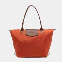 Longchamp Nylon and Leather Le Pliage Tote