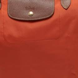 Longchamp Nylon and Leather Le Pliage Tote