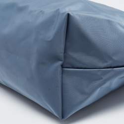 Pre Owned Longchamp Grey Nylon Le Pliage Tote