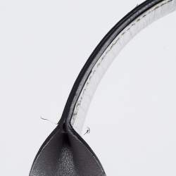 Pre Owned Longchamp Silver Monogram Embossed Leather XS Le Pliage Tote