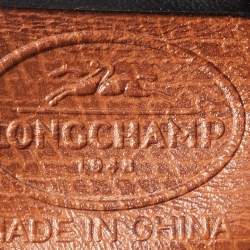 Pre Owned Longchamp Navy Blue Nylon Le Pliage Hobo