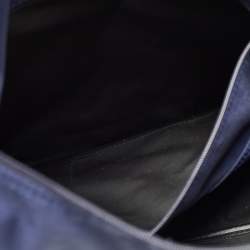 Pre Owned Longchamp Navy Blue Nylon Le Pliage Hobo