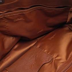 Longchamp Mustard Leather Large 3d Shopper Tote