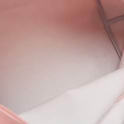 Pre Owned Longchamp Light Pink Nylon and Leather Large Le Pliage Tote