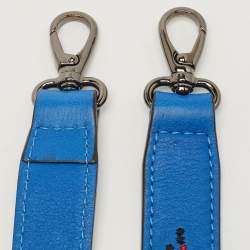 Longchamp Blue Leather 3D Massai Tote