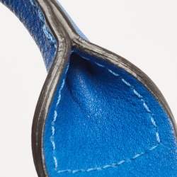 Longchamp Blue Leather 3D Massai Tote