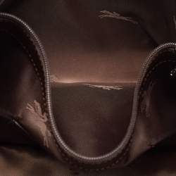 Longchamp Blue Leather 3D Massai Tote