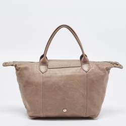 Longchamp Brown Leather Le Pliage Cuir Tote