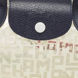 Longchamp Tri Color PVC and Leather Nano LGP Le Pliage Tote