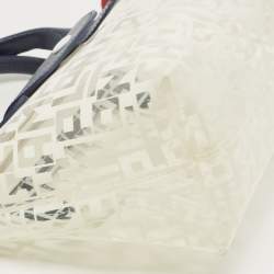 Longchamp Tri Color PVC and Leather Nano LGP Le Pliage Tote