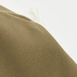 Longchamp Khaki Green Nylon and Leather Le Pliage Tote