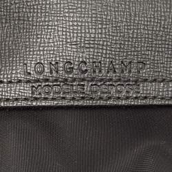 Pre Owned Longchamp Black Nylon Small Le Pliage Tote