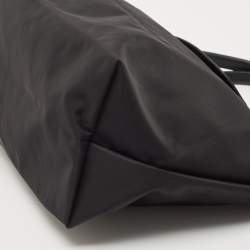 Pre Owned Longchamp Black Nylon Small Le Pliage Tote