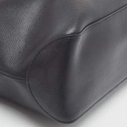Longchamp Midnight Blue Leather Shop It Tote