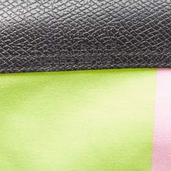 Longchamp x Jeremy Scott Multicolor Striped Fabric Le Pliage Travel Tote