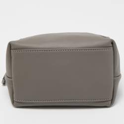 Pre Owned Longchamp Grey Leather Le Pliage Xtra XS Crossbody Bag