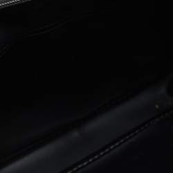 Pre Owned Longchamp Black Nylon and Leather Messenger Bag