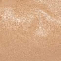 Pre Owned Longchamp Brown Faux Leather Le Foulonne Hobo