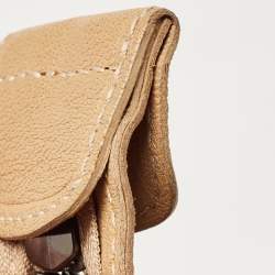 Pre Owned Longchamp Tan Leather Legende Satchel