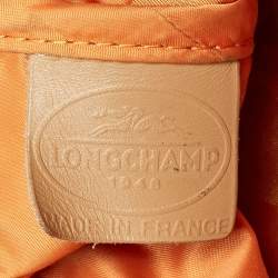 Pre Owned Longchamp Tan Leather Legende Satchel