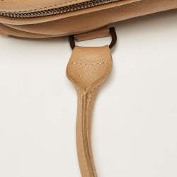 Pre Owned Longchamp Tan Leather Legende Satchel