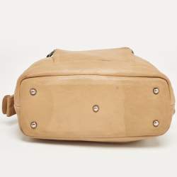 Pre Owned Longchamp Tan Leather Legende Satchel