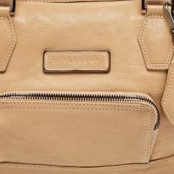 Pre Owned Longchamp Tan Leather Legende Satchel
