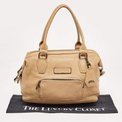 Pre Owned Longchamp Tan Leather Legende Satchel