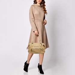 Pre Owned Longchamp Tan Leather Legende Satchel