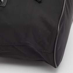 Pre Owned Longchamp Black Nylon Le Pliage Neo Bucket Shoulder Bag