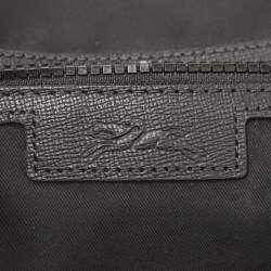 Pre Owned Longchamp Black Nylon Le Pliage Neo Bucket Shoulder Bag