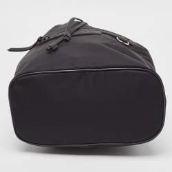 Pre Owned Longchamp Black Nylon Le Pliage Neo Bucket Shoulder Bag