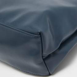 Pre Owned Longchamp Navy Blue Leather Le Pliage Xtra Shoulder Bag