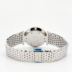 Pre Owned Longines Sunray Blue Stainless Steel Diamond La Grande Classique De Longines L4.512.4.97.6 Women's Wristwatch 29 mm