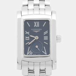 Pre Owned Longines Blue Stainless Steel Dolce Vita L5.155.4 Women's Wristwatch 20 mm
