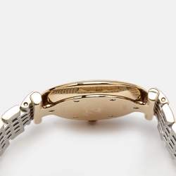 Pre Owned Longines Green Diamond Two-Tone Stainless Steel Grande Classique L4.512.08.7 Women's Wristwatch 29 mm