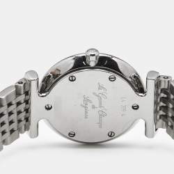 Pre Owned Longines White Dial Stainless Steel La Grande Classique De Longines L42094116 Women's Wristwatch 24 mm